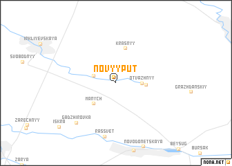 map of (( Novyy Put\