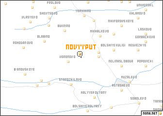 map of Novyy Put\