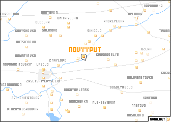 map of Novyy Put\