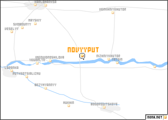 map of Novyy Put\