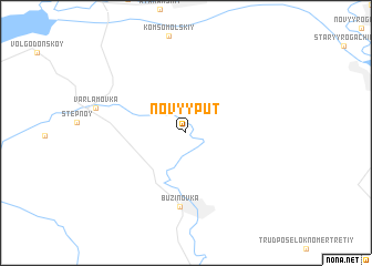 map of Novyy Put\
