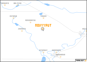 map of Novyy Put\