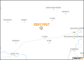 map of Novyy Put\