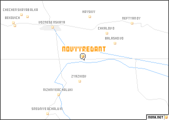 map of Novyy Redant