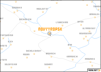 map of Novyy Ropsk