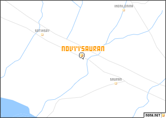 map of Novyy Sauran