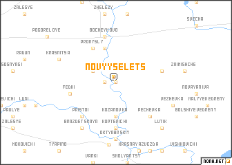 map of Novyy Selets