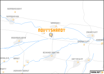 map of Novyy Sharoy