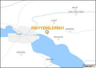 map of (( Novyy Smolenskiy ))