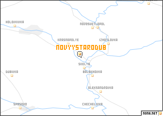 map of Novyy Starodub