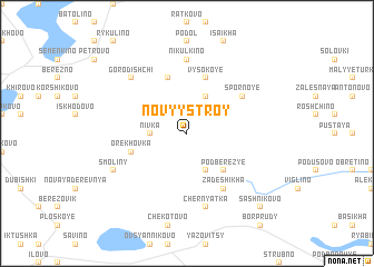 map of Novyy Stroy