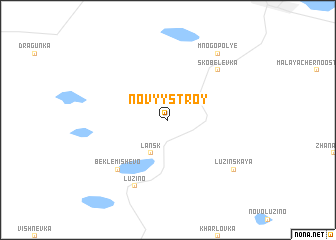 map of Novyy Stroy