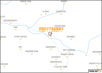map of Novyy Subay