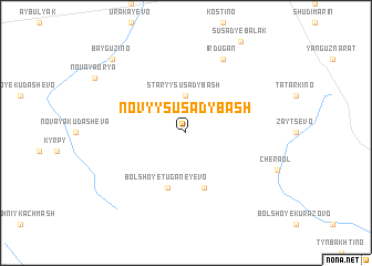 map of Novyy Susadybash