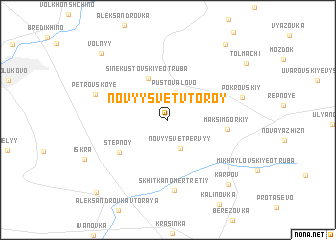 map of Novyy Svet Vtoroy