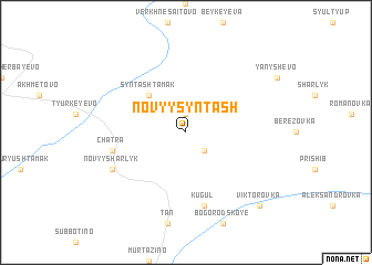 map of Novyy Syntash