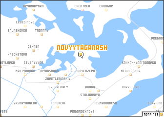 map of Novyy Taganash