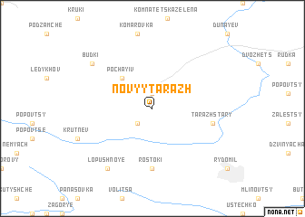 map of Novyy Tarazh