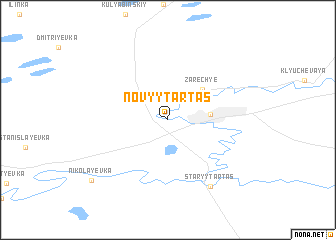 map of Novyy Tartas