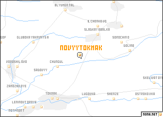 map of Novyy Tokmak