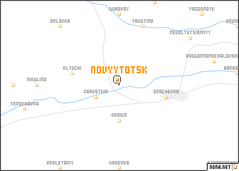 map of Novyy Totsk