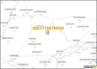 map of Novyy Tsatanikh