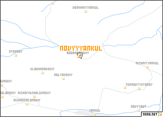 map of Novyy Yankul\