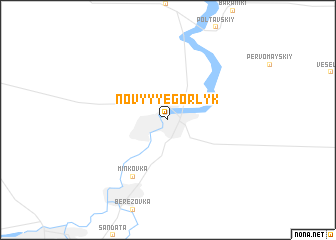 map of Novyy Yegorlyk