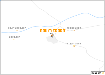 map of Novyy Zagan