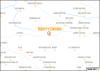 map of Novyy Zavod