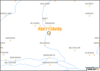 map of Novyy Zavod