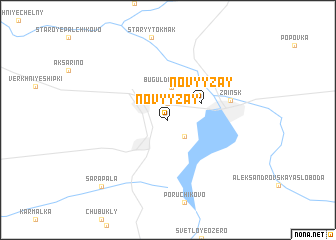 map of Novyy Zay