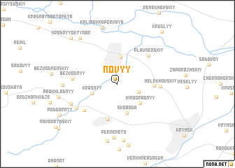 map of Novyy