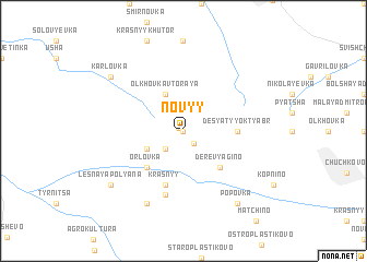 map of Novyy
