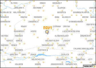 map of Nový