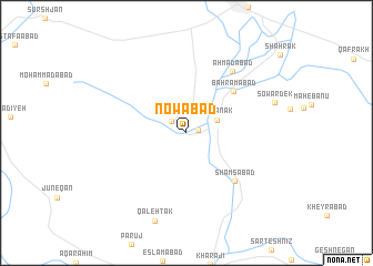 map of Nowābād