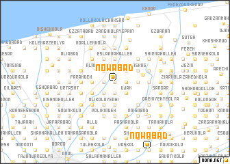 map of Nowābād