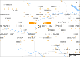 map of Nowa Boćwinka