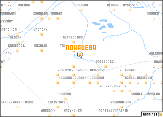 map of Nowa Dęba