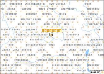 map of Nowāgaon