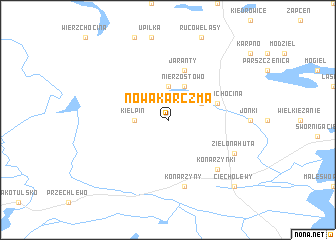 map of Nowa Karczma