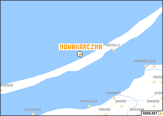 map of Nowa Karczma