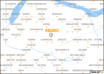 map of Nowaki