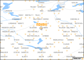 map of Nowaki