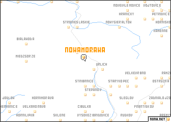 map of Nowa Morawa