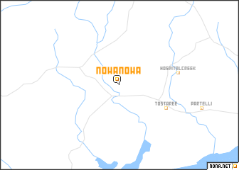 map of Nowa Nowa