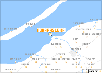 map of Nowa Pasłęka