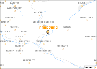 map of Nowa Ruda