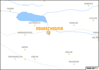 map of Nowa Schodnia