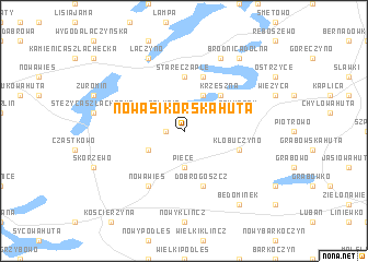 map of Nowa Sikorska Huta